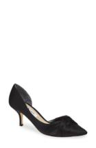 Women's Nina Blakely Half D'orsay Pointy Toe Pump M - Black