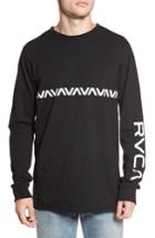 Men's Rvca Va Stripe T-shirt, Size - White