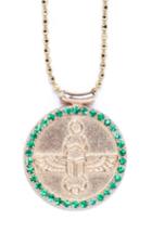 Women's Conges Protection & Transformation Scarab Pendant Necklace