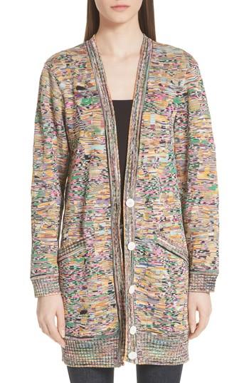 Women's Missoni Longline Cardigan Us / 48 It - Black