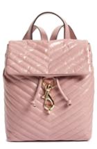 Rebecca Minkoff Edie Quilted Leather Backpack - Pink