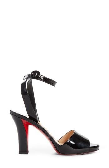 Women's Christian Louboutin Havana Forties Sandal Us / 35eu - Black