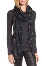 Women's Kenzo Eyes All Over Scarf, Size - Black
