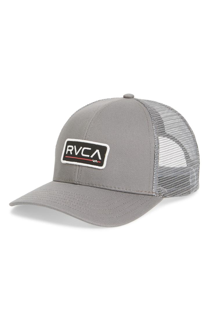 Men's Rvca Ticket Ii Trucker Hat - Grey