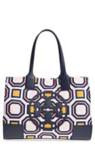 Tory Burch Mini Ella Octagon Print Nylon Tote -