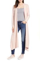 Women's Gibson Convertible Cozy Fleece Wrap Cardigan - Pink