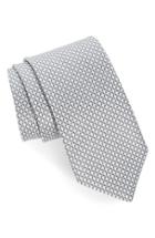 Men's John W. Nordstrom 'grayson Mini' Silk Tie, Size - Metallic
