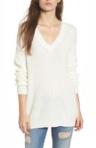 Women's Love By Design Lace-up Back Pullover - Ivory