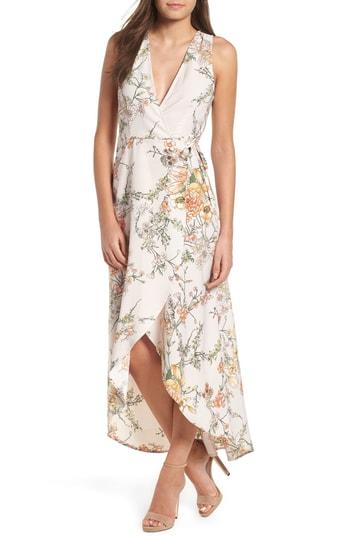 Women's Leith Floral Wrap Dress - Pink
