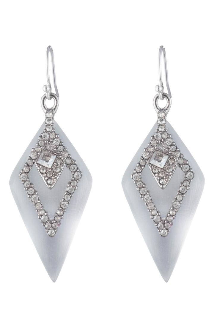 Women's Alexis Bittar Crystal Encrusted Spade Drop Earrings