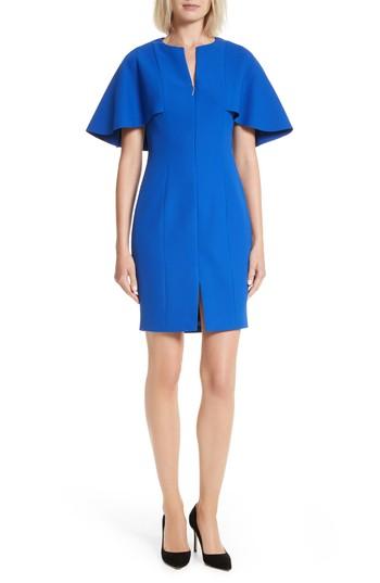 Women's Ted Baker London Porisa Body Con Cape Dress