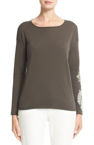 Women's Fabiana Filippi Embroidered Cotton Tee