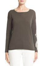 Women's Fabiana Filippi Embroidered Cotton Tee