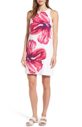 Women's Tommy Bahama Kavala Blossoms Linen Shift Dress - White