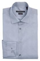 Men's John Varvatos Star Usa Slim Fit Geometric Dress Shirt .5 R - Blue