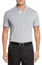 Men's Bobby Jones Bravo Collar Pique Polo - Grey