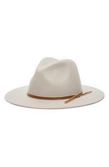 Women's Sole Society Velvet Band Fedora - Black