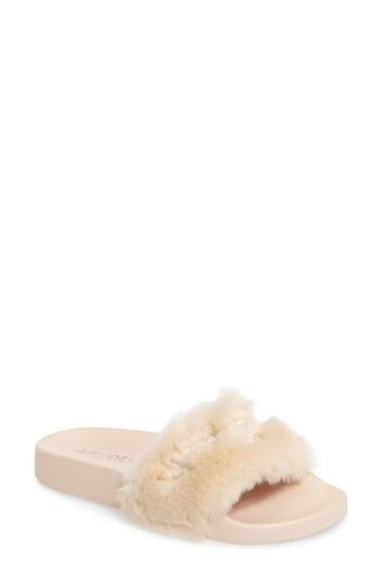 Women's Jslides Samantha Faux Fur Slide