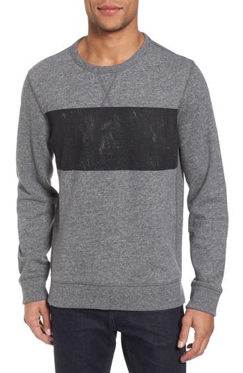 Men's Jason Scott Distressed Print Slim Fit Crewneck T-shirt - Grey