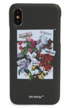 Off-white Flower Shop Iphone X Case - Black