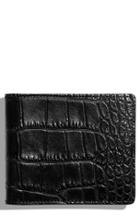 Men's Shinola Alligator Leather Wallet - Black
