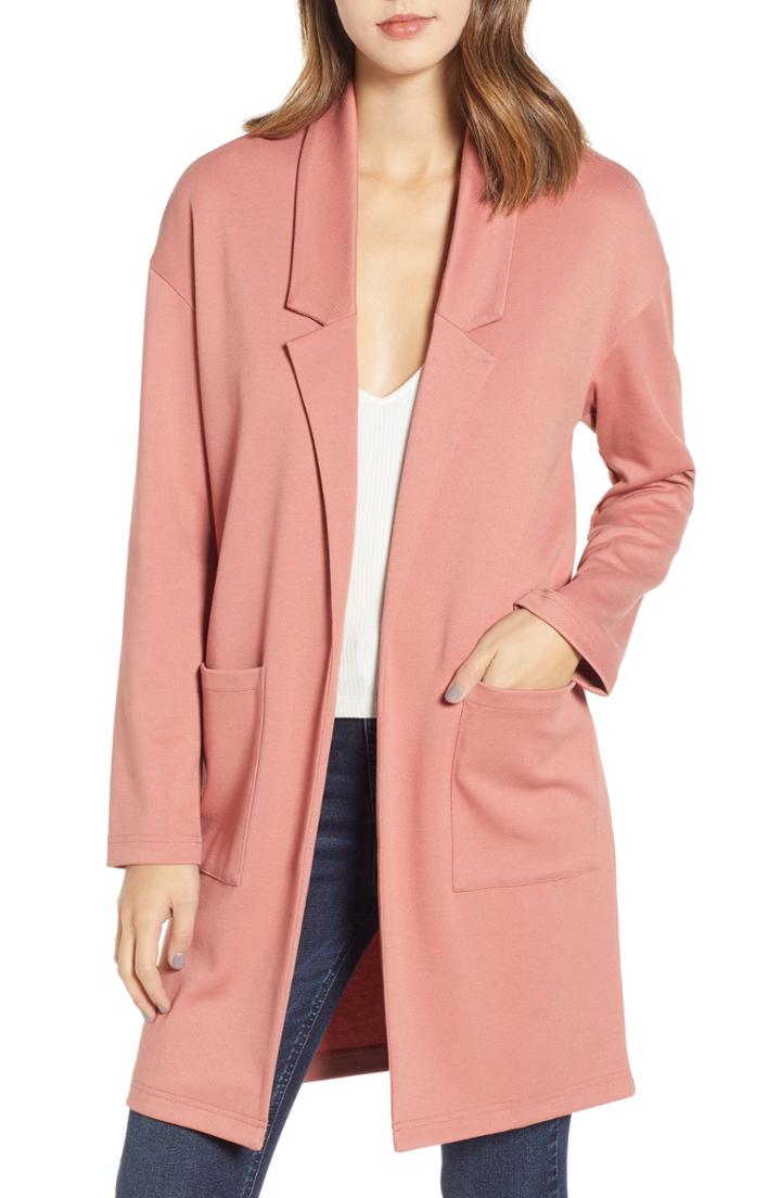 Women's Leith Knit Blazer - Pink