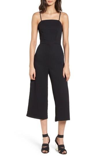 Women's 4si3nna Crop Jumpsuit - Black
