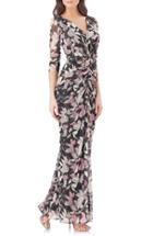 Women's Js Collections Print Jersey Gown