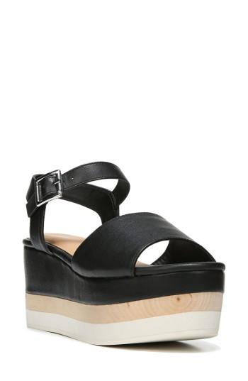Women's Dr. Scholl's Corinne Layered Platform Sandal .5 M - Black