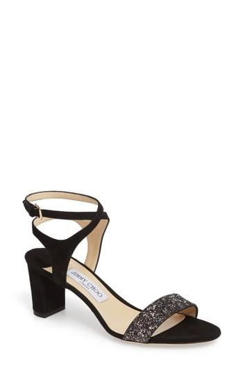 Women's Jimmy Choo Marine Sandal Us / 34eu - Black