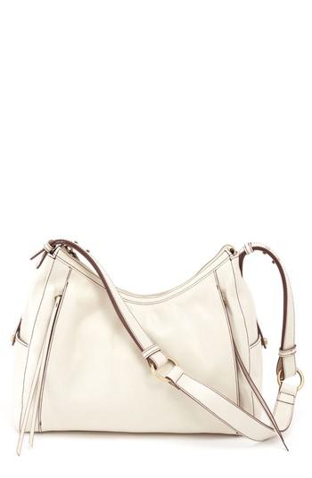 Hobo Horizon Leather Shoulder Bag - White