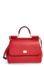 Dolce & Gabbana 'small Miss Sicily' Leather Satchel -