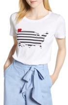 Women's 1901 Graphic Map Tee - White