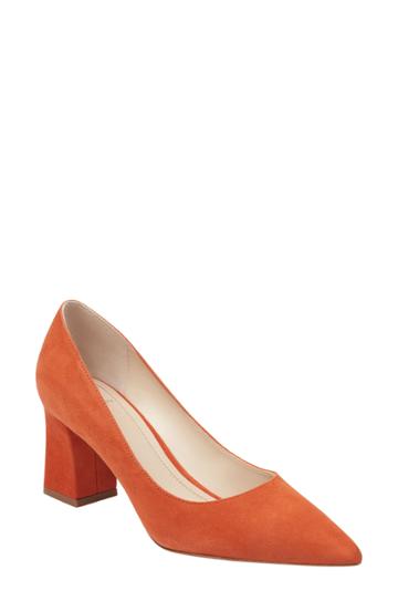Women's Marc Fisher D 'zala' Pump, Size 5 M - Orange