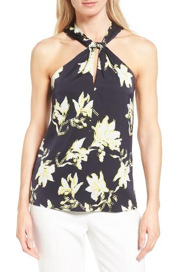 Women's Classiques Entier Stretch Silk Halter Top - Blue