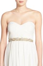 Women's Camilla Christine Medium Jeweled Belt, Size - Gold