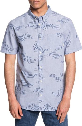 Men's Quiksilver Valley Groove Print Woven Shirt