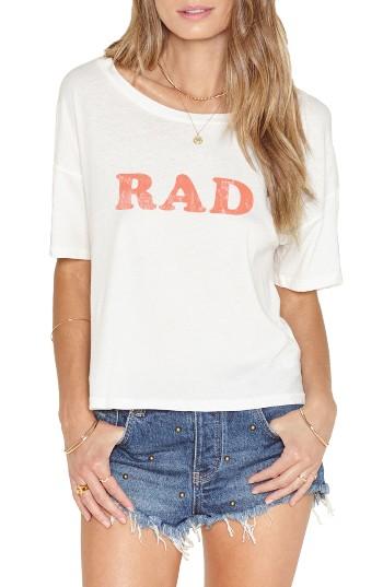 Women's Amuse Society Rad Cotton Tee - Ivory