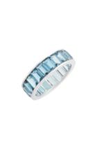Women's Bony Levy Blue Topaz Eternity Band Color Ring Nordstrom Exclusive)