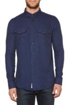 Men's Original Penguin Jaspe Stretch Flannel Sport Shirt