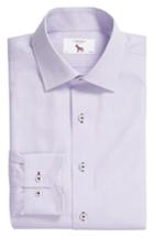 Men's Lorenzo Uomo Trim Fit Solid Dress Shirt .5 - 32 - Purple