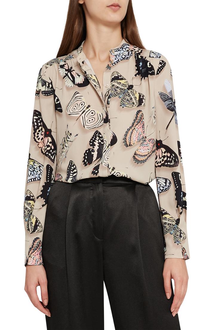 Women's Reiss Nouela Butterfly Print Blouse