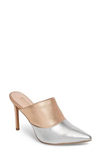 Women's Avec Les Filles Joelle High Heel Mule M - Metallic