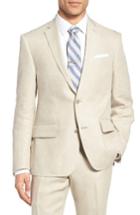 Men's Nordstrom Men's Shop Classic Fit Linen Blazer S - Beige