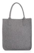 Tricot Comme Des Garcons Wool Felt Tote - Grey