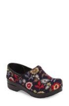Women's Dansko 'stapled Collection Felt Pro' Floral Clog