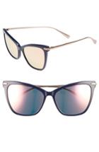 Women's Hadid Jetsetter 55mm Cat Eye Sunglasses - Navy
