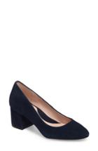 Women's Taryn Rose Rochelle Block Heel Pump M - Blue