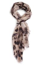 Women's Nordstrom Feathered Cat Cashmere & Silk Scarf