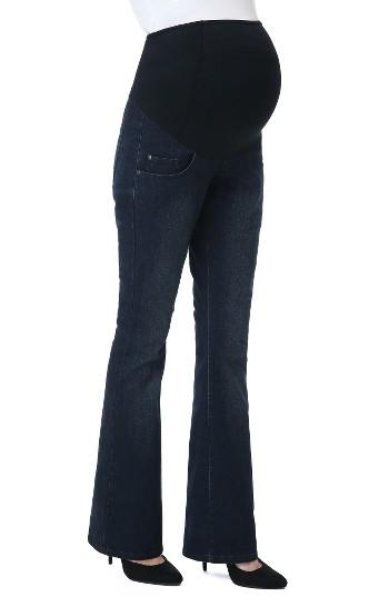 Women's Kimi And Kai Leni Maternity Bootcut Jeans - Blue